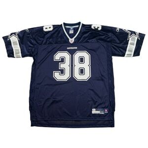 Vintage On-Field Reebok Dallas Cowboys Roy Williams #38 NFL Jersey Blue Mens 2XL